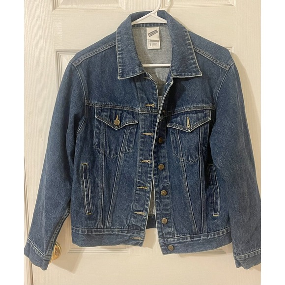 Warner Bros Studio Women's Embroidered Tweety Bird Blue Denim Jacket Sz Small - Picture 1 of 8